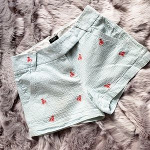 J. Crew City Fit Lobster 3" Shorts Size 00 B16